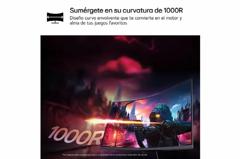 Monitores LG 27GS60QC