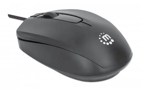 Mouse USB Óptico con Cable MANHATTAN 190190