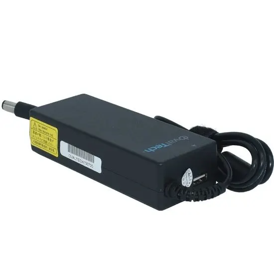 Adaptador para Computadora Portatil  OVALTECH 19V/4.74AH puerto USB para CQ42