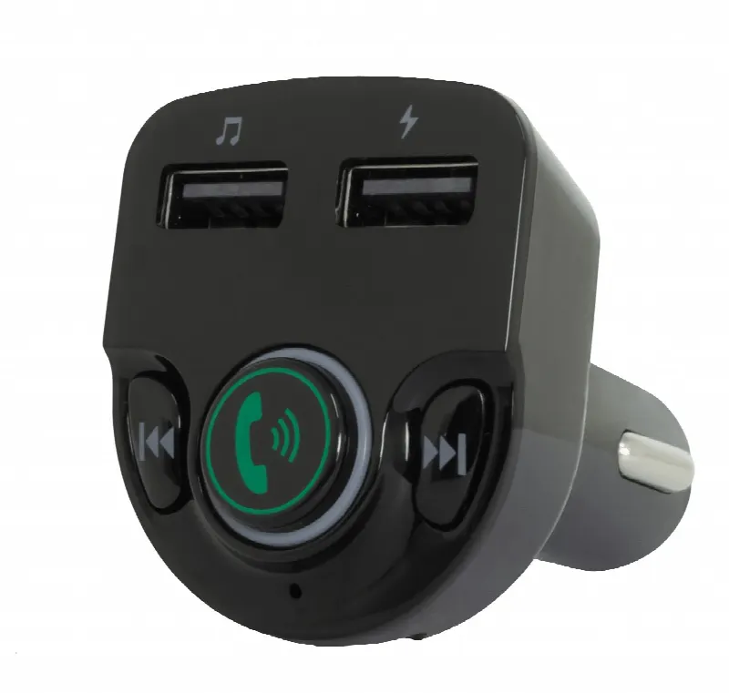 Transmisor BT Doble puerto USB PERFECT CHOICE PC-331148