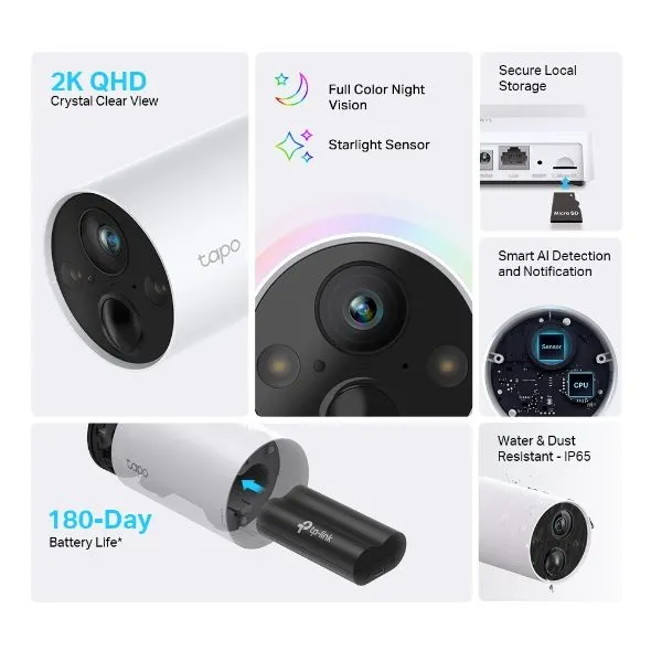 Cámara Wifi TP-LINK TAPO C420S1