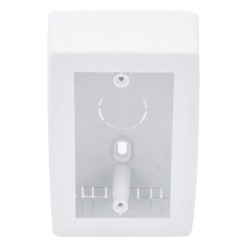 Caja de Registro Universal, color blanco de PVC auto extinguible (7902-02001)