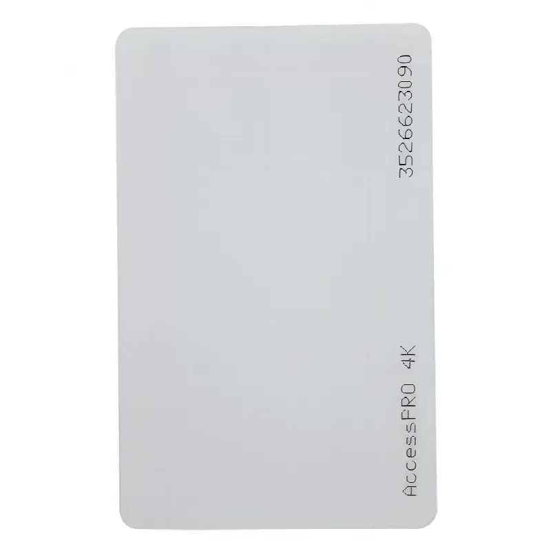 Tarjeta MIFARE Classic / Tipo ISO Card / Memoria 4Kb / Imprimible / Frecuencia 13.56 Mhz