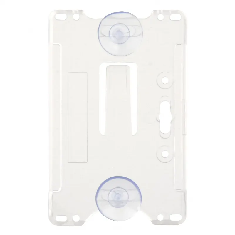 Porta tarjeta de plastico ABS / Transparente / Compatible con tarjetas ACCESSCARDEPC / PROCARDX o Formato CR80
