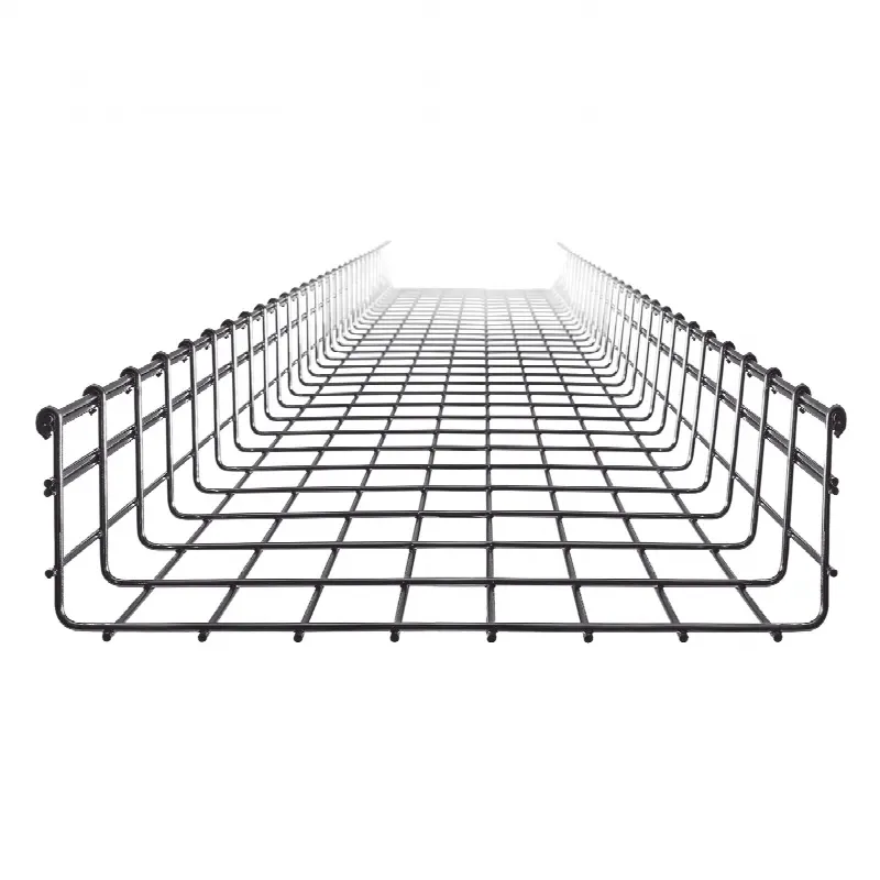 Charola Tipo Malla 116/400 mm, Acabado Electro Zinc, Hasta 738 Cables Cat6, Tramo de 3 Metros