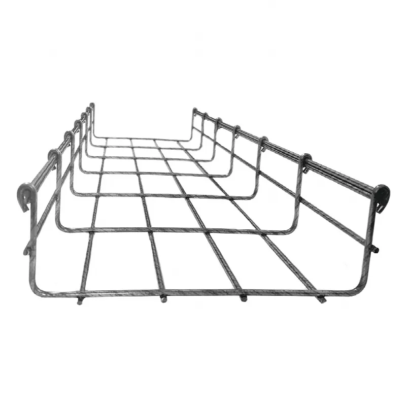 Charola tipo malla 54/200 mm BIMETÁLICA para Instalación en Exterior o Interior, Extrema Resistencia y Durabilidad, Hasta 172 cables Cat6 (Tramo de 3 metros).