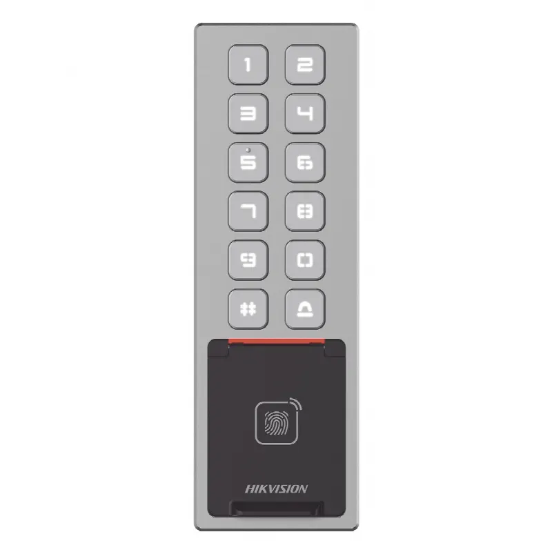 Teclado Exterior WiFi Antivandálico IP65 & IK08 / Administrable en la Nube / Alta y Baja de Passwords Remotamente con Horarios / Acceso por PIN, Tarjeta MIFARE, Huella y Tarjeta Virtual Bluetooth