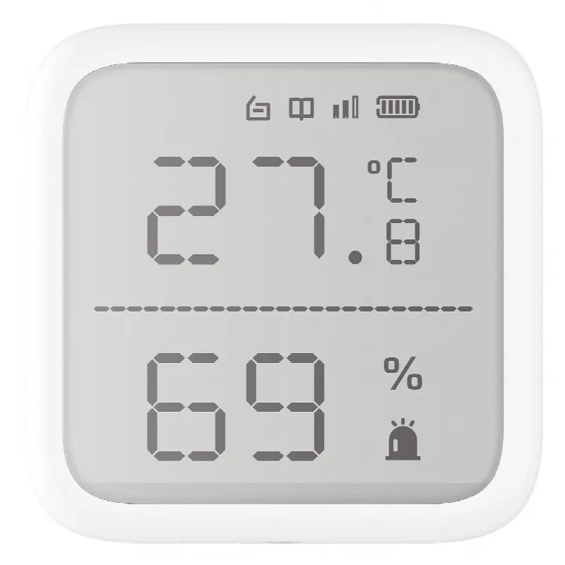 (AX PRO) Detector de Temperatura y Detector de Humedad Inalámbrico / 2.7 de Tamaño / Uso en Interior / Rango de Detección desde  -35°C hasta 99°C