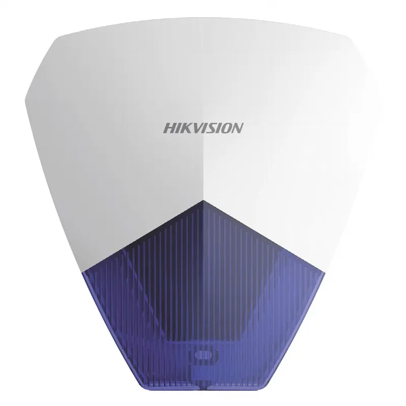 Sirena Estrobo Cableada Hikvision / Ideal para cualquier Panel de Alarma / Azul / 105 dB / Proteccón IP54