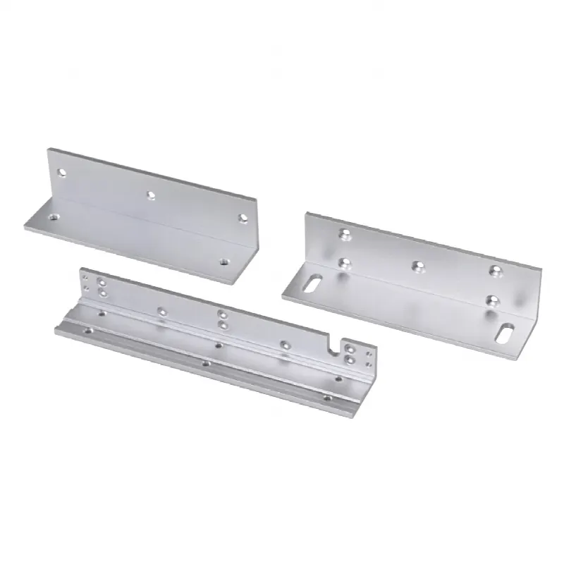 Kit de montajes Z y L para Cerradura Magnética HIKVISION / Compatible con DS-K4H258S / Uso en Puerta de Madera y Metal