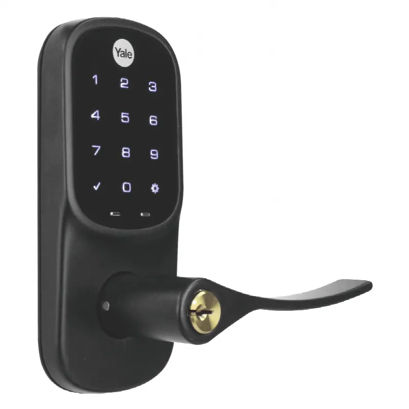 Cerradura  YRL226 con Teclado Táctil y Manija /Smarphone Control Opcional/ bronce Antiguo/ Para puertas de 35 mm a 45 mm de espesor.