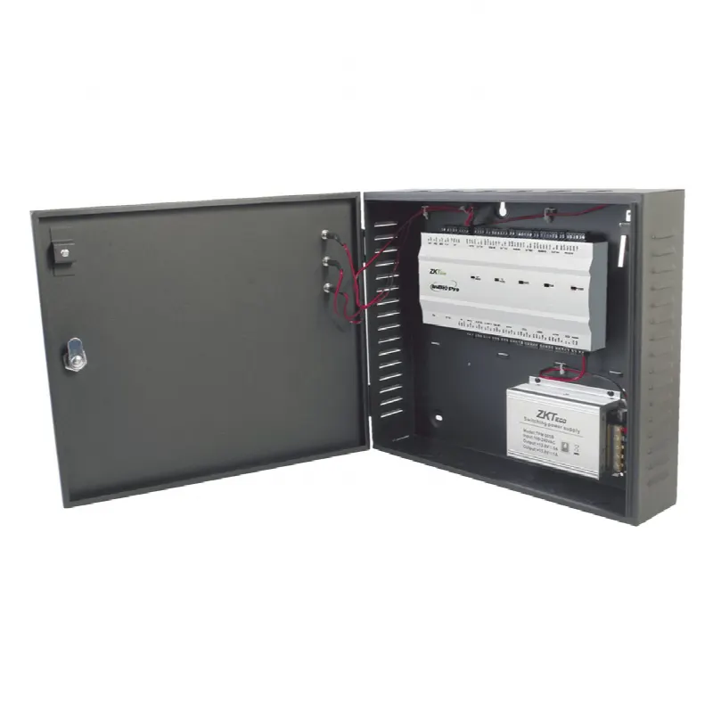 Controlador de Acceso / 4 PUERTAS / Funcion ADMS PUSH Incluida / Alta Seguridad / 3 Años de Garantía / Biometría Integrada / 20,000 Huellas / Software de integración ZKBioSecurity