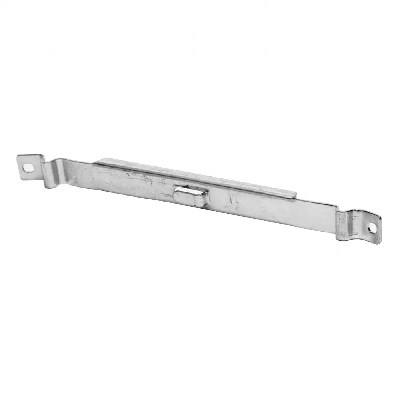 Clip Recto Automático para unir tramos de charola con peralte de 54 con acabado Electro Zinc