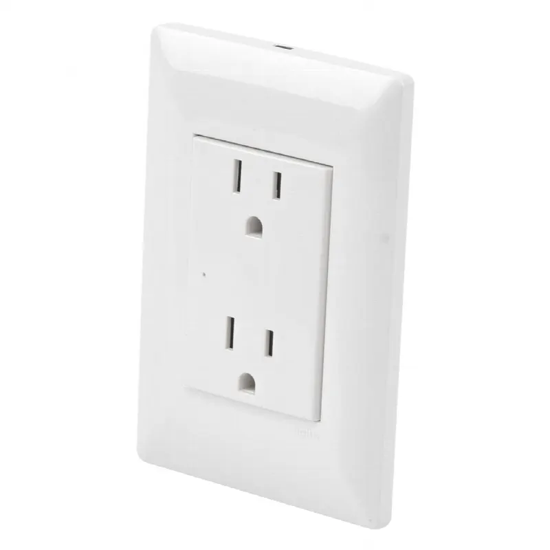 Contacto Inteligente de Pared Doble 120, 15A, con Supresor de Picos Tipo A.