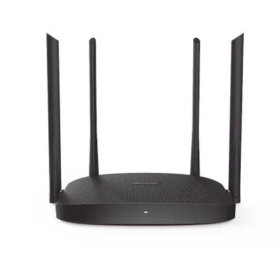 Router Inalámbrico WISP Gigabit / Hasta 1200 Mbps / Doble Banda AC (2.4 GHz y 5 GHz) / 3 Puertos LAN 10/100/1000 Mbps + 1 Puerto WAN 10/100/1000 Mbps /  4 Antenas Externas Omnidireccional de 5 dBi / Interior