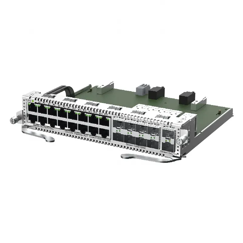 Tarjeta de Red con 16 puertos RJ45 1Gb, 8 puertos SFP 1Gb y 2 puertos SFP+ 10Gb para Chasis RG-NBS6002