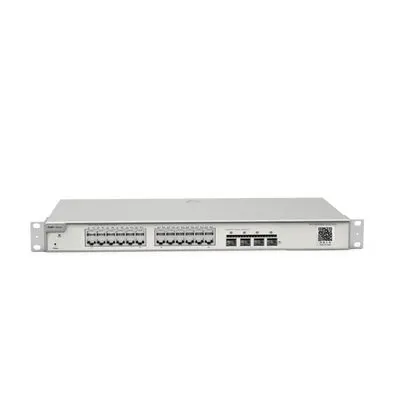 Switch Administrable Capa 3 con 24 puertos Gigabit + 4 SFP+ para fibra 10Gb, gestión gratuita desde la nube