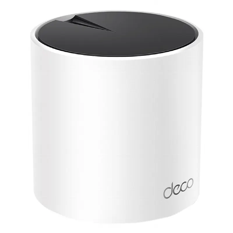 Router Inalámbrico MESH Interior para Hogar / Doble Banda Wi-Fi 6 AX3000 Mbps / 3 Puerto Gigabit WAN/LAN / 2 Antenas Internas / Administración Mediante la App Deco (iOS, Android) / Protección HomeShield