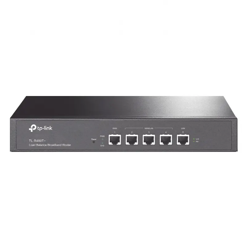 Router Balanceador de Carga Multi-Wan, 1 puerto LAN 10/100 Mbps, 1 puerto WAN 10/100 Mbps, 3 puertos Auto configurables LAN/WAN, Sesiones Concurrentes 30,000 para Negocios Pequeños y Medianos