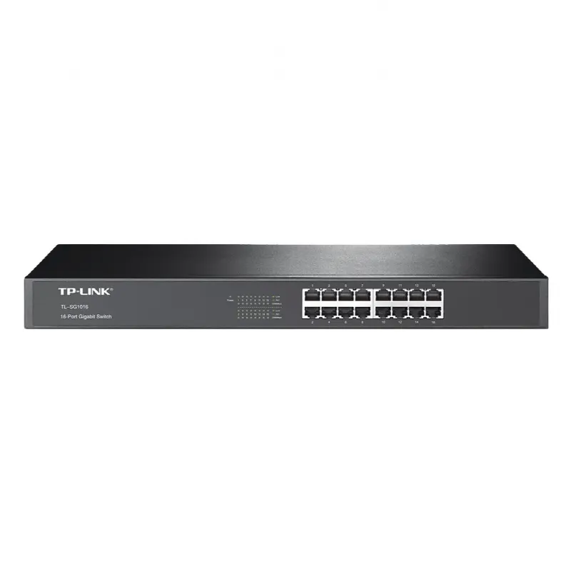 Switch Gigabit no administrable de 16 puertos 10/100/1000 Mbps para rack