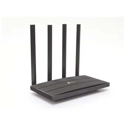 Router inalámbrico AC 1200 doble banda 1 puerto WAN 10/100/1000 Mbps Y  4 puertos LAN 10/100/1000 Mbps