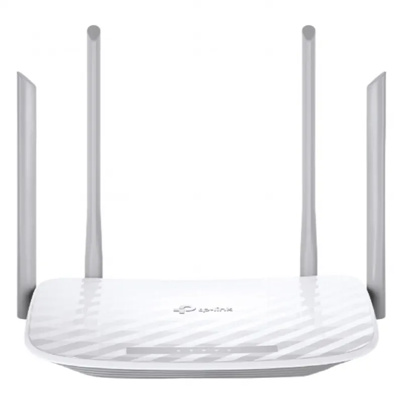 Router Inalámbrico doble banda AC, 2.4 GHz y 5 GHz Hasta 733 Mbps, 3 antenas externas omnidireccional, 4 Puertos LAN 10/100 Mbps, 1 Puerto WAN 10/100 Mbps