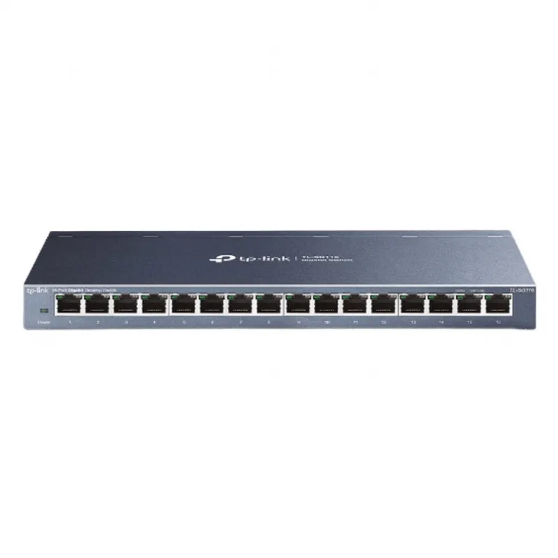 Switch Gigabit no administrable de 16 puertos 10/100/1000 Mbps para escritorio