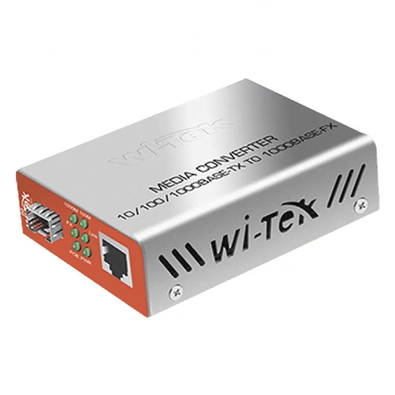 Convertidos de medios / 1 puerto RJ45 100/1000 Mbps PoE Out 802.3af/at / 1 SFP 1000Mbps / hasta 25 Km