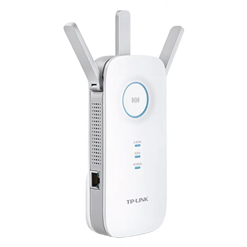 Repetidor / Extensor de Cobertura WiFi AC, 1750 Mbps, doble banda 2.4 GHz y 5 GHz, con 1 puerto 10/100/1000 Mbps, 3 antenas externas