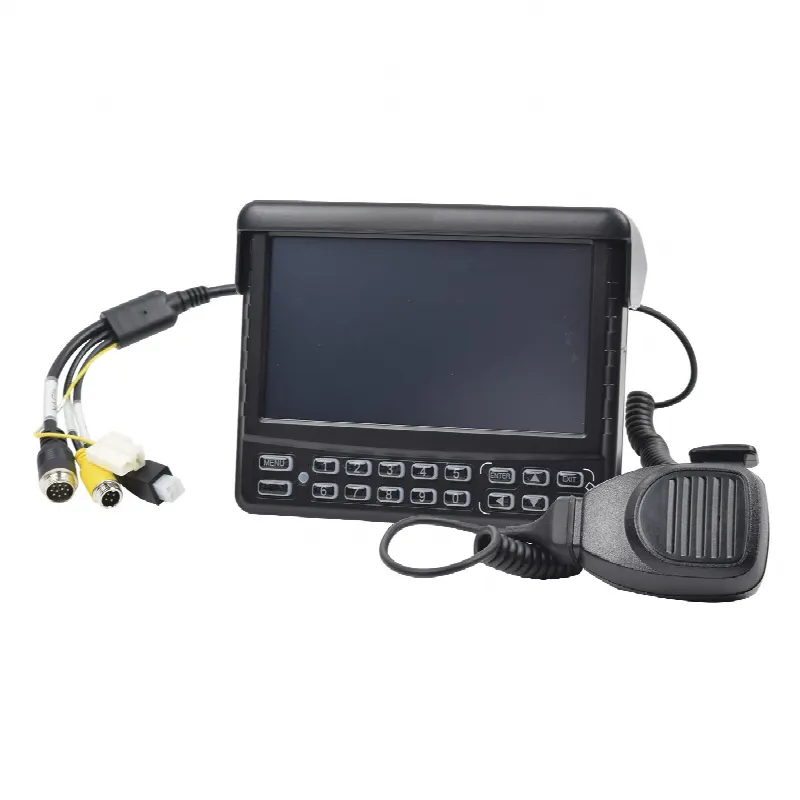 Panel de Control Dáctilar Multifuncional con Monitor de 7 / Soporta Audio de Dos Vías / Compatible con DVR´s Móviles XMR Epcom
