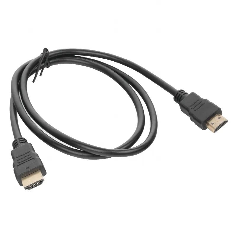 Cable HDMI de 1 Metro (High Speed) / Resolución 4K / Soporta Canal de Retorno de Audio (ARC)/ Soporta 3D / Blindado para Reducir Interferencia / Chapado en Oro / Alta Resistencia y Durabilidad.