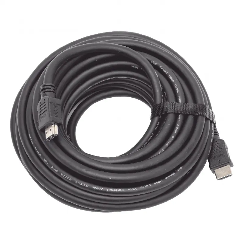 Cable HDMI de 10 Metros (High Speed) / Resolución 4K / Soporta Canal de Retorno de Audio (ARC) / Soporta 3D / Blindado para Reducir Interferencia / Chapado en Oro / Alta Resistencia y Durabilidad.