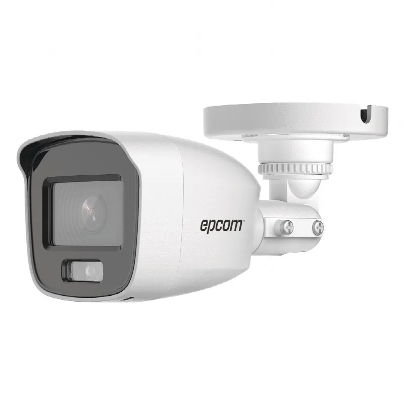 Bala TURBOHD 2 Megapíxel (1080p) / Microfono Integrado / Imagen a color 24/7 / Lente 2.8 mm / METAL / Luz Blanca 20 mts / Exterior IP66 / TVI-AHD-CVI-CVBS / dWDR