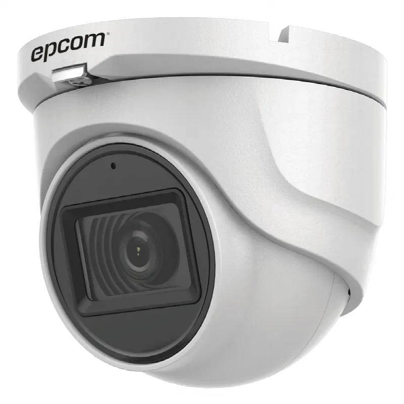 AUDIO POR COAXITRON / Turret TURBOHD 5 Megapixel / Angulo de vision 85.5° / Lente 2.8 mm / 30 mts IR EXIR / Exterior IP67 / 4 Tecnologías / dWDR
