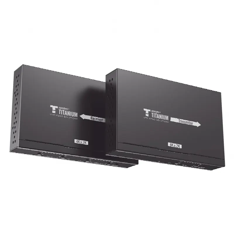 Kit Extensor MATRICIAL HDMI para distancias de 120 metros / Resolución 4K @ 30Hz / Cat6 / Soporta 100 TX de entrada e Ilimitados RX en la salida / Control por PC, Control Remoto y Botón / Compatible con Switch IGMP.