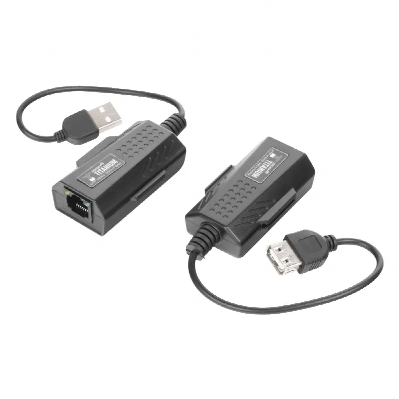 Kit extensor USB por cable UTP Cat 5 / 5e / 6 para Distancias de Hasta 50 Metros / Versión 2.0