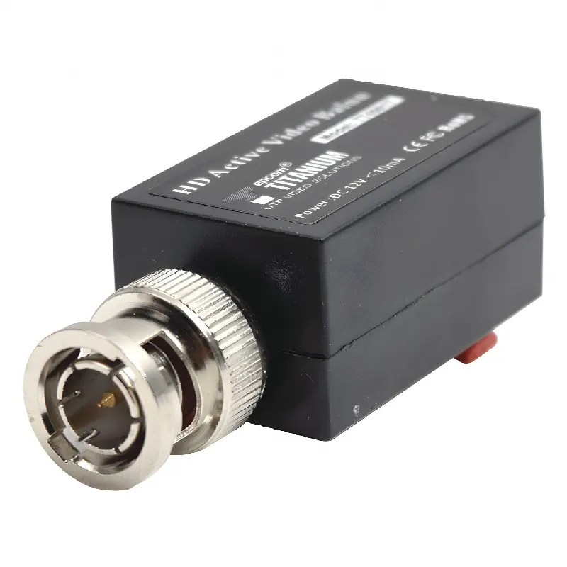 (TRANSCEPTOR) TRANSMISOR DE VIDEO ACTIVO DE LARGO ALCANCE /  400 Metros con RECEPTOR ACTIVO TT4501R / Resolución 2 MP / Compatible con cámaras HD-TVI/CVI/AHD/CVBS / Protección Interconstruida contra sobretensión.