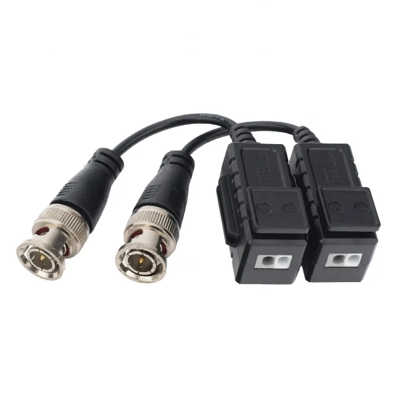 Kit de Transceptores (Baluns) con Terminal PUSH SUPERIOR, Resolución 4K , Cable flexible COAXIAL Blindado / COAXITRON / AUDIO POR COAXITRON / Menu OSD /Conector 100% COBRE / protección TVS, Calidad PREMIUM