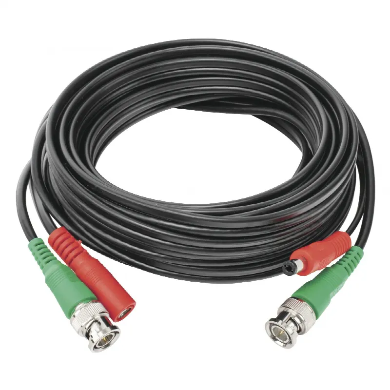 Cable coaxial ( BNC RG59 ) + Alimentación / SIAMÉS / 5 Metros / 100 % COBRE / Para Cámaras 4K  / Uso interior y exterior