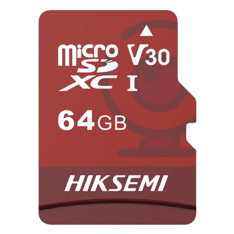Memoria microSD / Clase 10 de 64GB / Especializada Para Videovigilancia (Uso 24/7) / Compatibles con cámaras HIKVISION y Otras Marcas / 95 MB/s Lectura / 40 MB/s Escritura