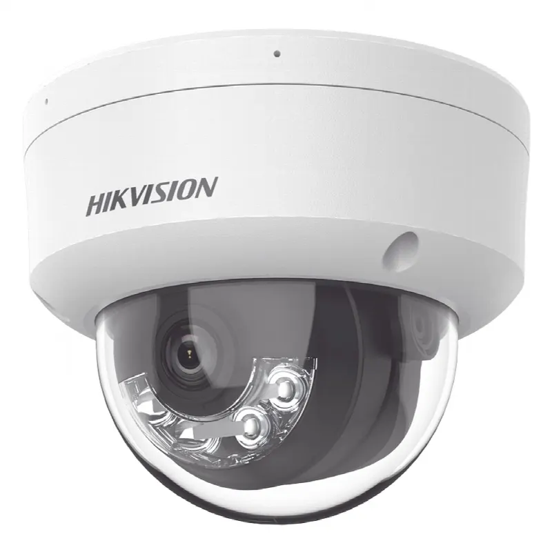 Domo IP 2 Megapixel / Lente 2.8 mm / Dual Light (30 mts IR + 20 mts Luz Blanca) / Micrófono Integrado / Antivandálico IK08 / ACUSENSE Lite / Exterior IP67 / H.265 / PoE / ONVIF