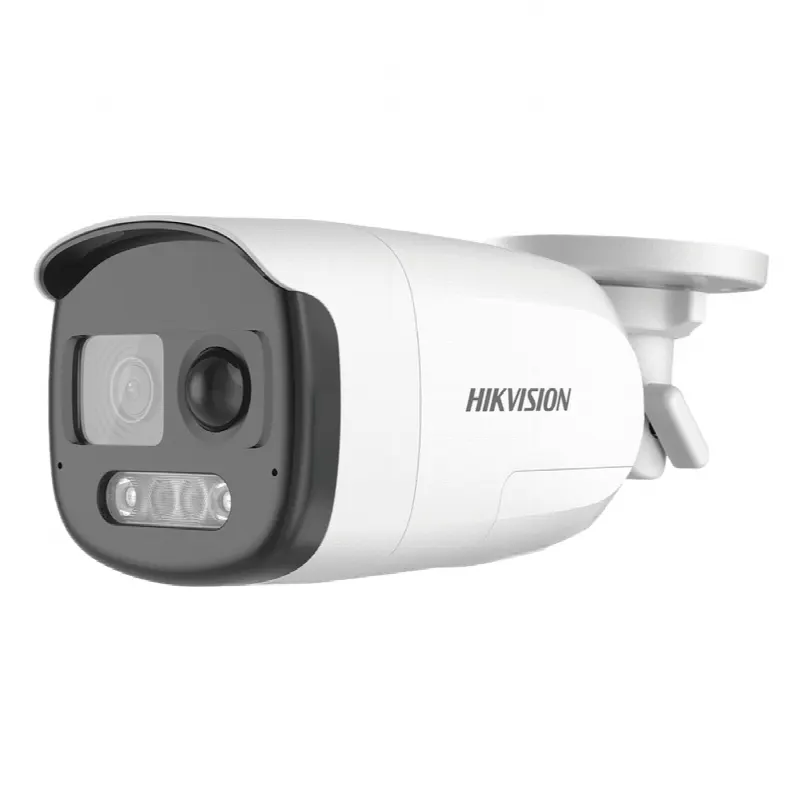 Bala TURBOHD 2 Megapixel (1080p) / Imagen a Color 24/7 / Lente 2.8 mm / Luz Blanca 40 mts / Exterior IP67 / WDR 130 dB / Sensor PIR / Sirena y Salida de Audio Integrada / Estrobo ROJO - AZUL / Micrófono Integrado