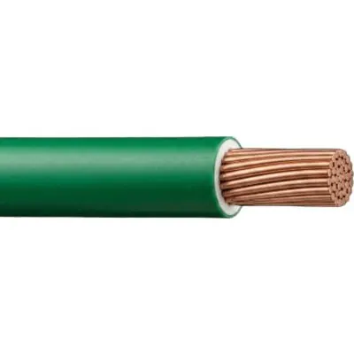 (SLY311) Cable Eléctrico de Cobre Recubierto THW-LS Calibre 12 AWG 19 Hilos Color Verde (100 metros (328 ft))