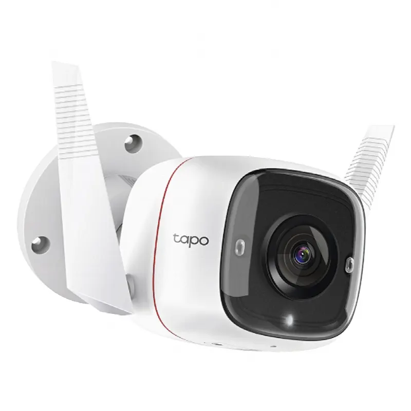Cámara IP Wi-Fi para exterior, 3 megapixel, audio doble vía, visión nocturna, notificación Push, acepta memoria Micro SD de para grabación.