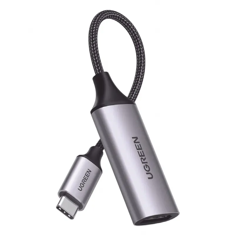 Cable Adaptador USB C a HDMI 4K@60Hz / Convertidor Thunderbolt 3 / Caja de Aluminio / HDMI V2.0 / 3D / Longitud del cable 10cm (3.94 in)