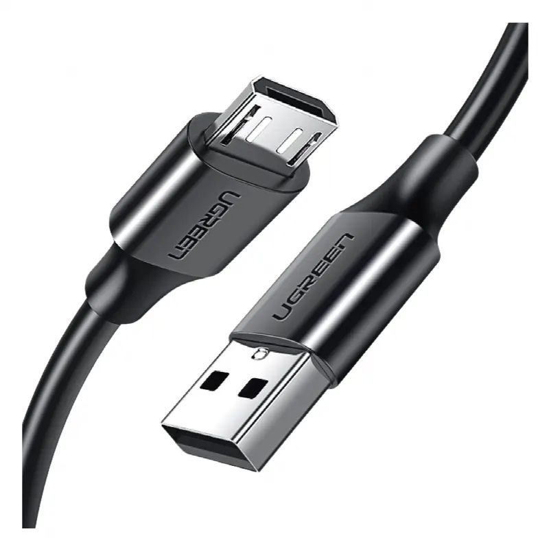 Cable USB-A a Micro USB | 2 Metros | Tecnología de Carga Rápida Qualcomm / QC 3.0/2.0 | Recarga hasta 18W | Transmisión de Datos hasta 480Mbps | Tecnología de Carga Segura | Hasta 5,000 Flexiones | ABS y PVC de Alta Duraci&oacu