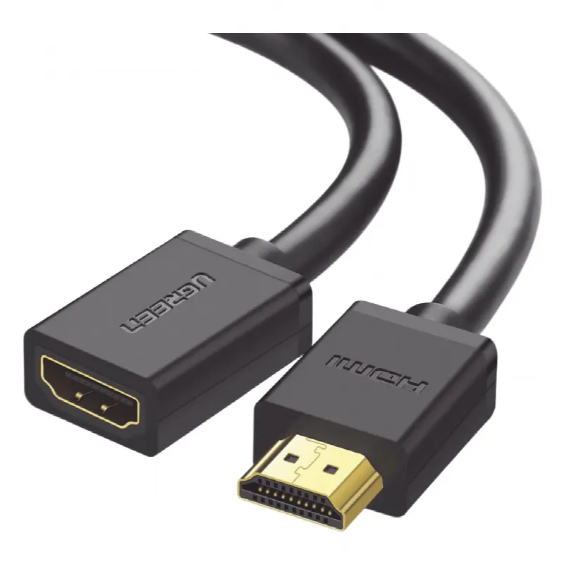 Cable extensor HDMI de 1 M / 4K@60Hz / 3D / HDR /  Macho a Hembra / Núcleo de cobre estañado / Transmisión estable.