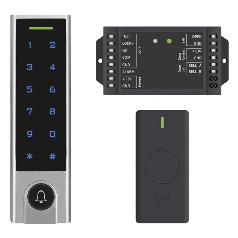 Controlador de Acceso con Teclado Inalámbrico / IP65 / 1000 Tarjetas / 125 kHz / 433 MHz / 30 m (98.4 ft) / -40 a 60 °C