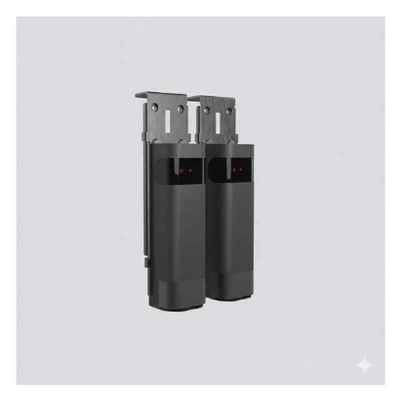 Sensor de Haz Infrarrojo Inalámbrico / Triple Frecuencia 409-458 MHz / Alcance 20 m (65.6 ft) / IP54 / Ajuste Angular ±90° / Batería Litio 2300 mAh