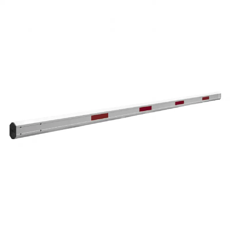 Brazo Telescópico para Barrera Vehicular / Longitud Ajustable 3.6 a 5.5 m (11.8 a 18 ft) / Aluminio Hexagonal / Sin Iluminación / Compatible con Múltiples Modelos
